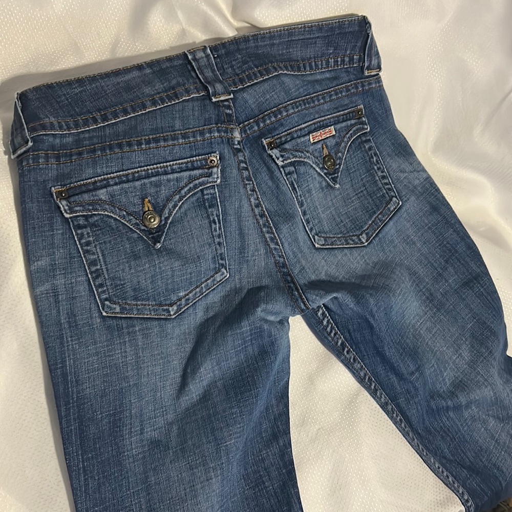 Hudson Jeans Low Rise Boot Cut Made in USA Size 30 Premium Blue Denim
